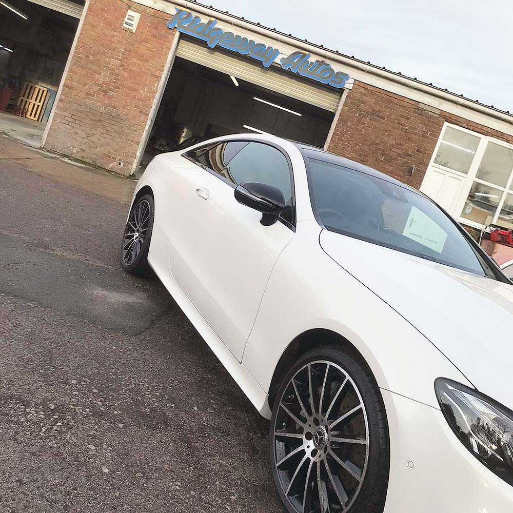 Mercedes refinished front